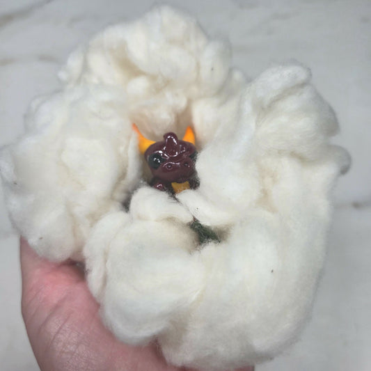 Dragon wrapped in fiberfill