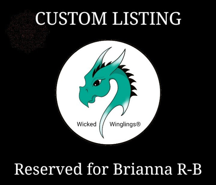RESERVED FOR BRIANNA R-B. - Custom Dragon With Red Roses