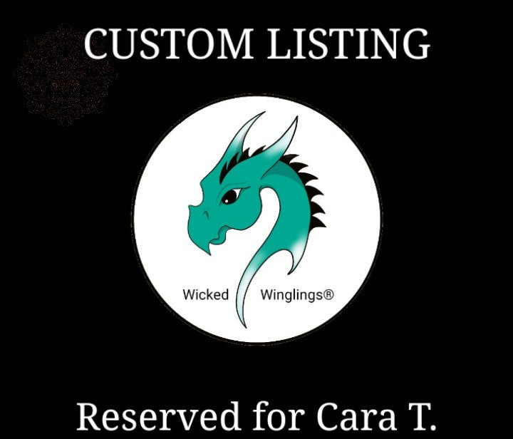 RESERVED FOR CARA T. - Custom Dragon Wedding Topper