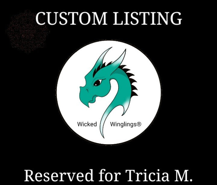 RESERVED FOR TRICIA M. - Custom Dragon In Pumpkin Patch