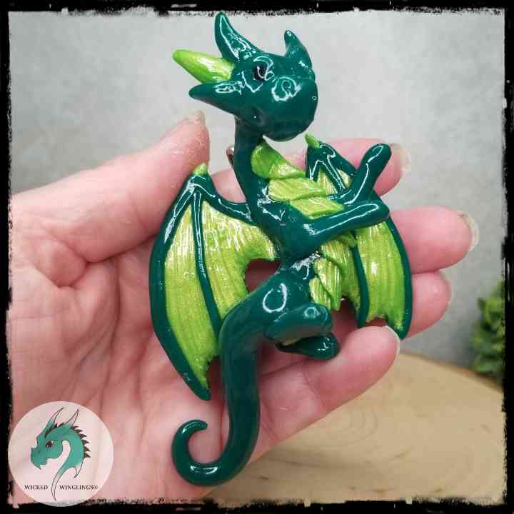 Carilian - Original Hand Sculpted Dragon Ornament