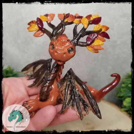 Tiget - Original Hand Sculpted Fall Dragon