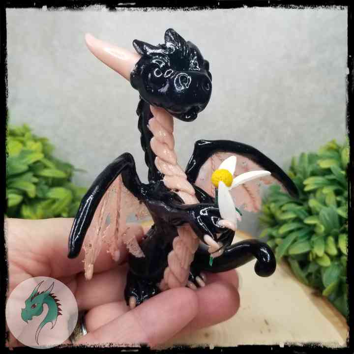 Conford - Original Hand Sculpted Dragon with Daisy