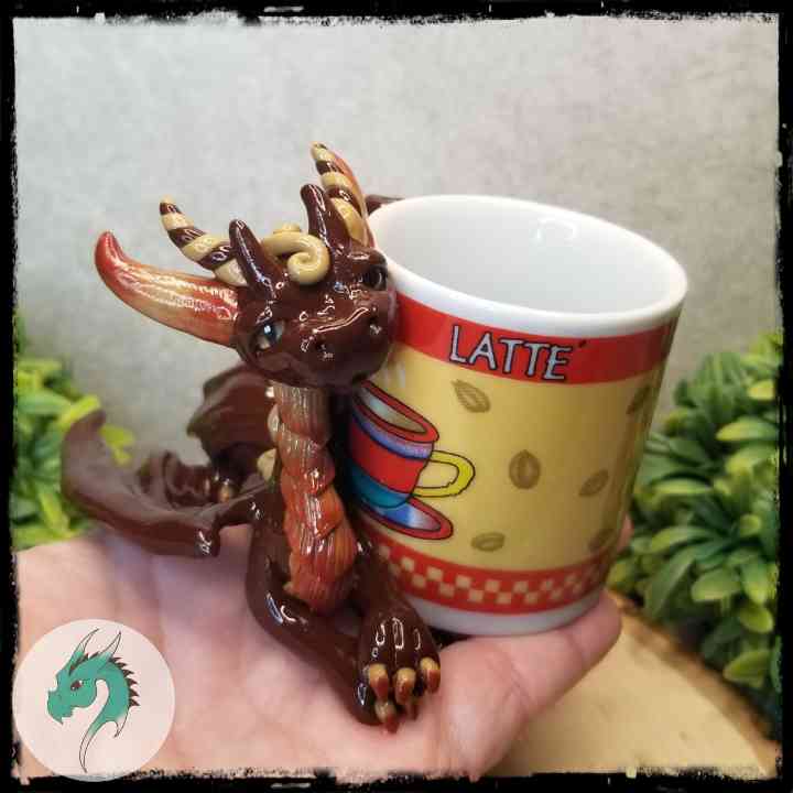 Sairni - Original Hand Sculpted Coffee Dragon