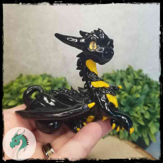 Fjoles - Original Hand Sculpted Wizard Dragon