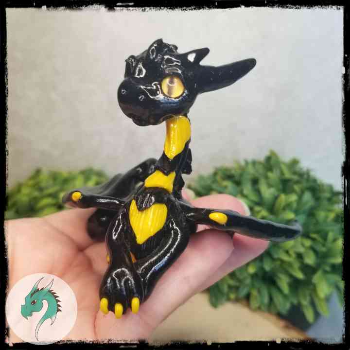 Fjoles - Original Hand Sculpted Wizard Dragon