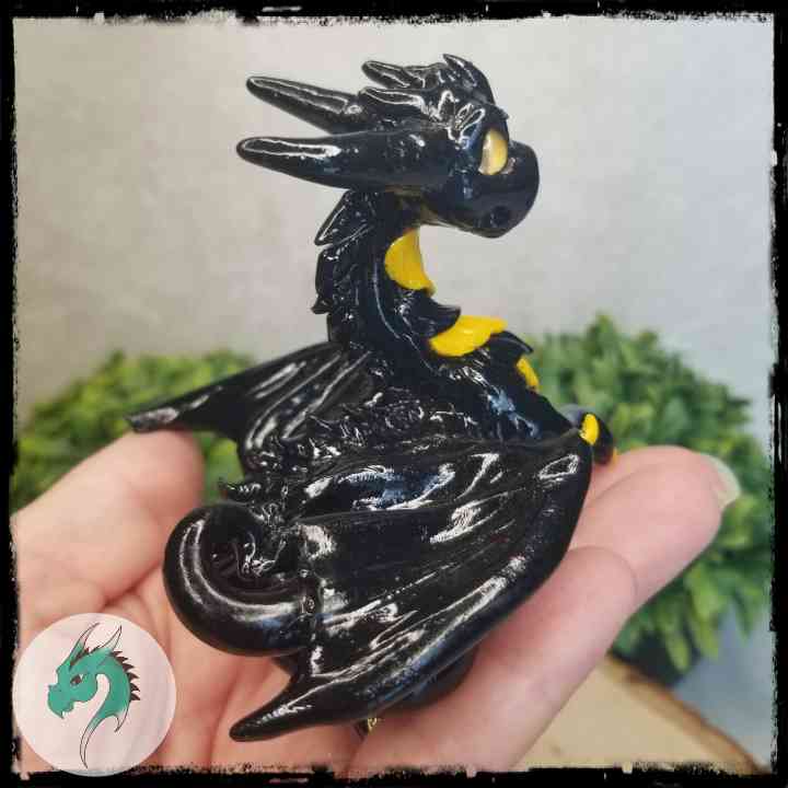 Fjoles - Original Hand Sculpted Wizard Dragon