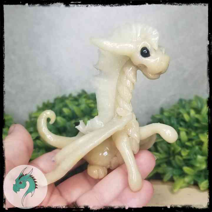 Xaltana - Original Hand Sculpted Dragon - Glows In Dark