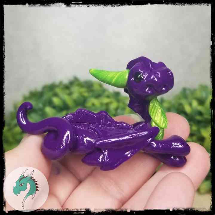 Greton - Original Hand Sculpted Mini Dragon