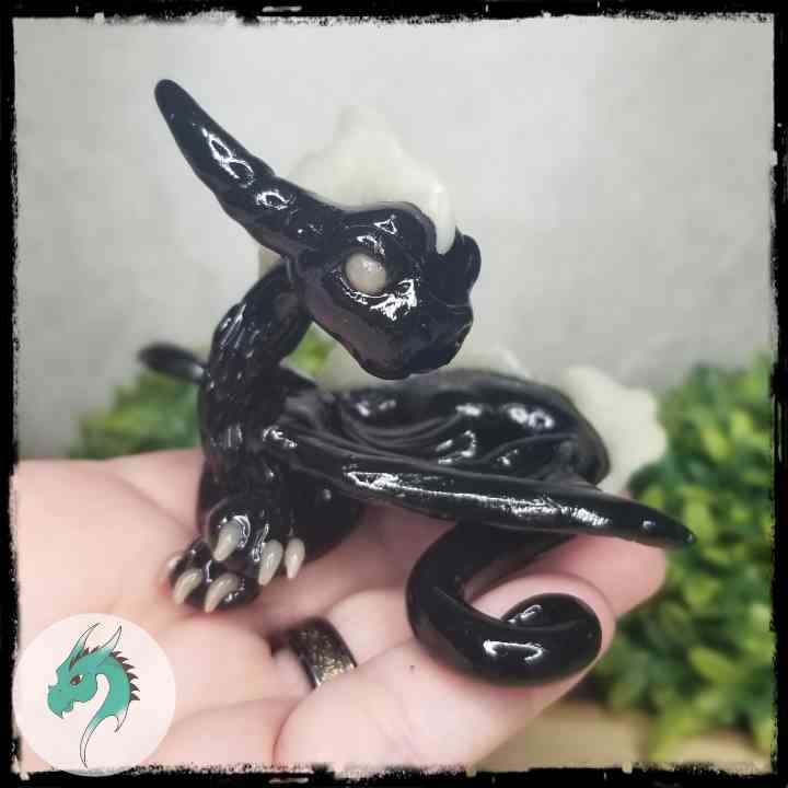 Varze - Original Hand Sculpted Dragon - Glows In Dark