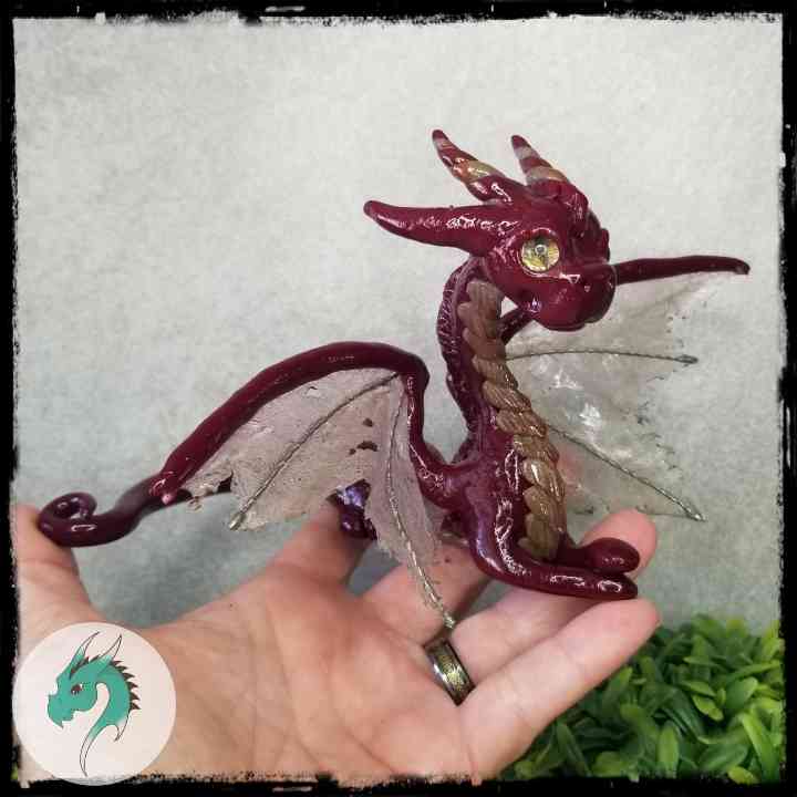 Owelyn - Original Hand Sculpted Elder Dragon