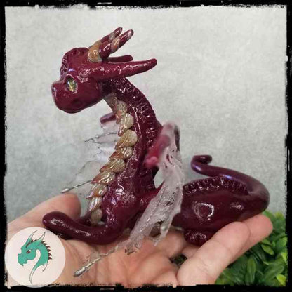 Owelyn - Original Hand Sculpted Elder Dragon