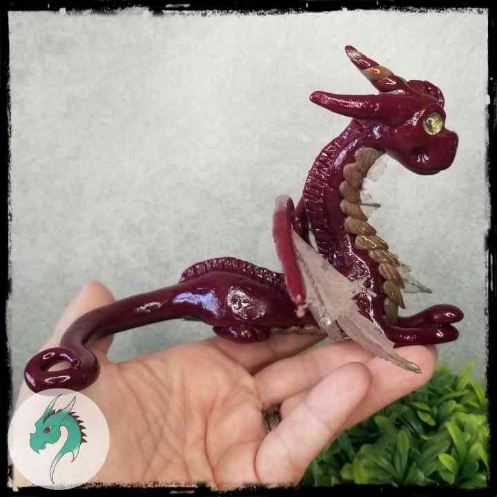 Owelyn - Original Hand Sculpted Elder Dragon