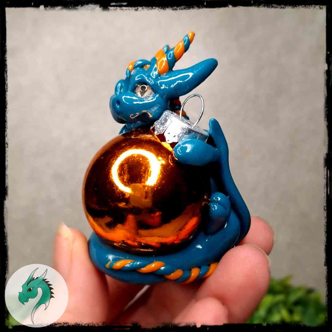 Hafgar - Original Hand Sculpted Dragon Ornament