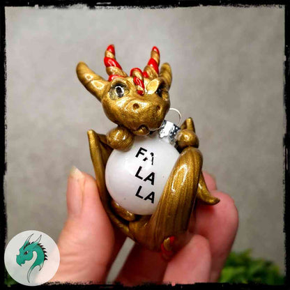 Tomley - Original Hand Sculpted Dragon Ornament