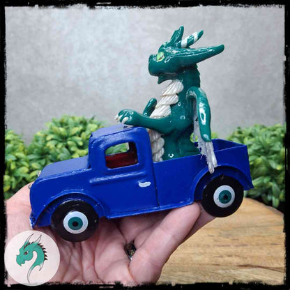 Leuven - Original Hand Sculpted Dragon In Truck