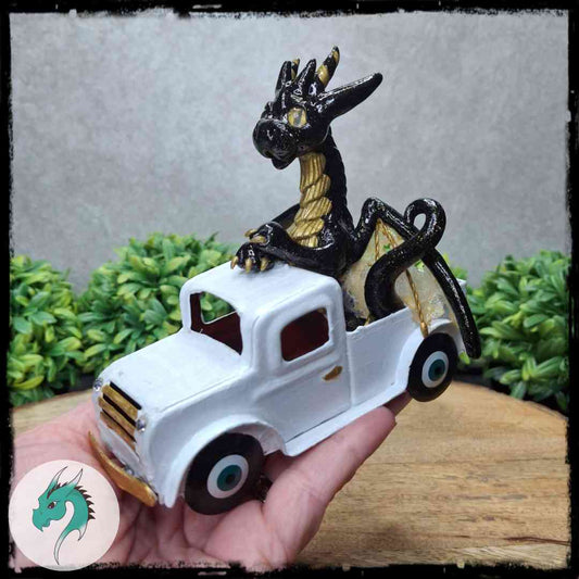 Eksiset - Original Hand Sculpted Dragon In Truck