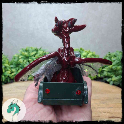 Breavyn - Original Hand Sculpted Dragon In Truck