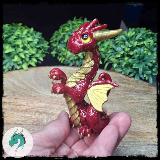 Tualdo - Original Hand Sculpted Dragon