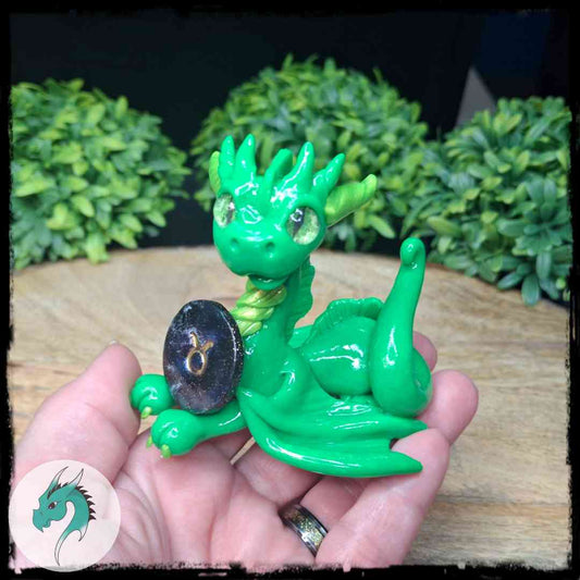 Avani - Original Hand Sculpted Taurus Zodiac Dragon