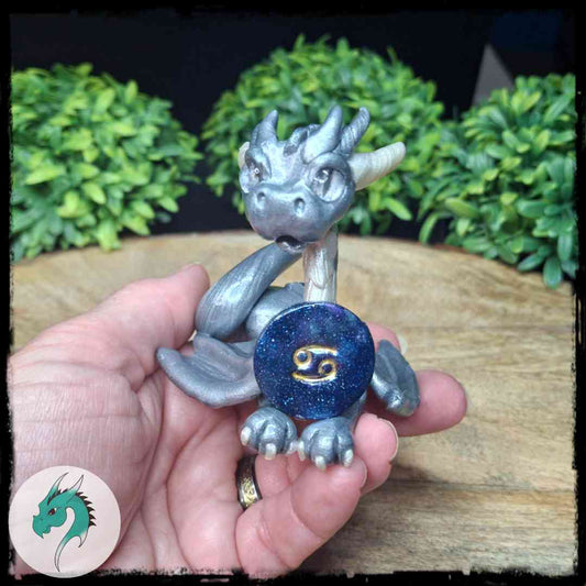 Daivik - Original Hand Sculpted Cancer Zodiac Dragon