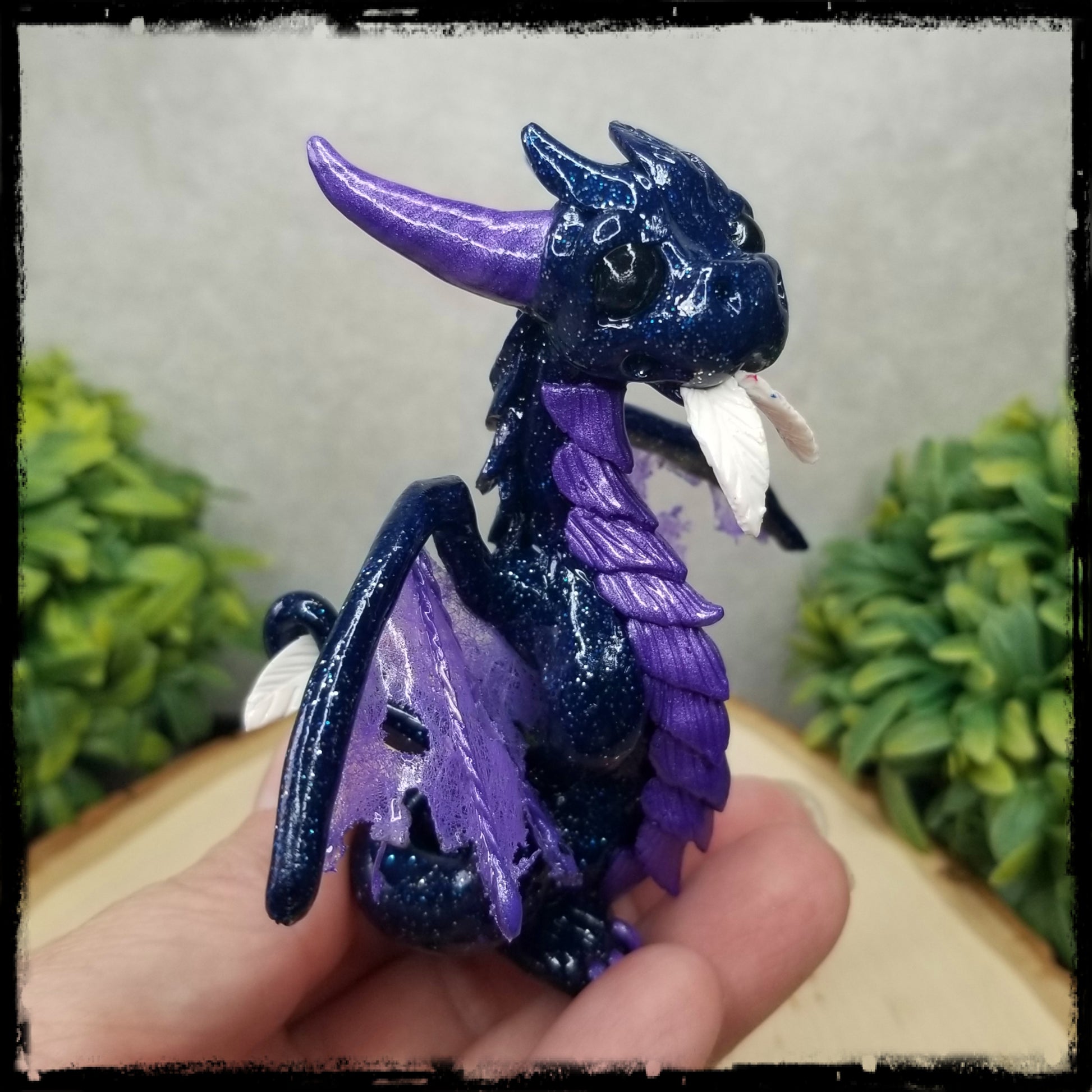 Skirith - Original Hand Sculpted Dragon with Cupid's Bow