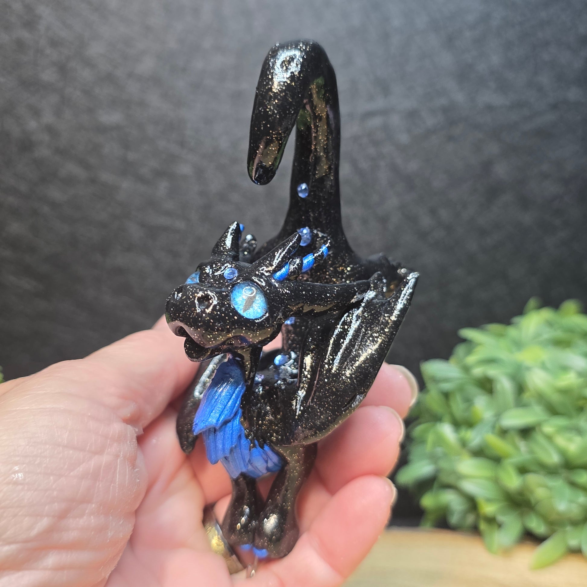 Omirick - Original Hand Sculpted Dragon with Ornament