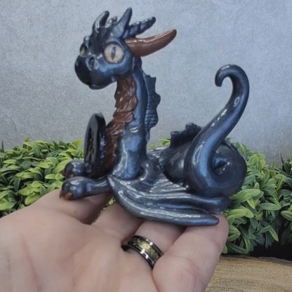 Kapri - Original Hand Sculpted Capricorn Zodiac Dragon