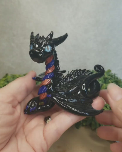 Ygelwif - Original Hand Sculpted Wizard Dragon