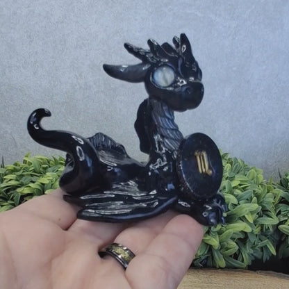 Koen - Original Hand Sculpted Scorpio Zodiac Dragon