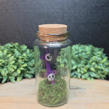 Skullee-Wagz™ Skullee Duo #167 ~ Skull Faces Glows In Dark