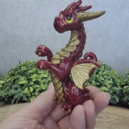 Tualdo - Original Hand Sculpted Dragon