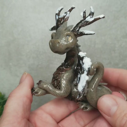 Myrylt - Original Hand Sculpted Winter Dragon