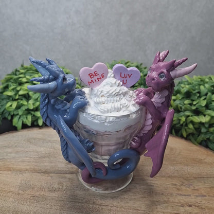 Ozanna and Trili - Original Hand Sculpted Dragons with Sundae