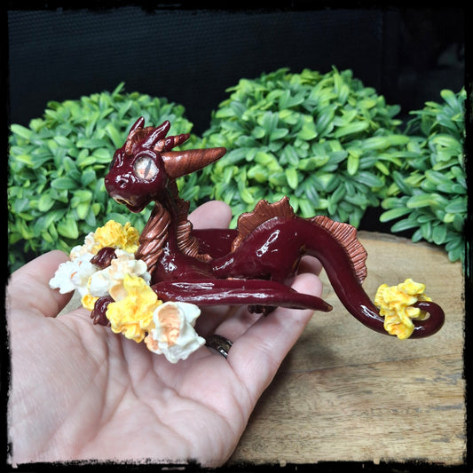 Khollu  - Original Hand Sculpted Dragon with Popcorn