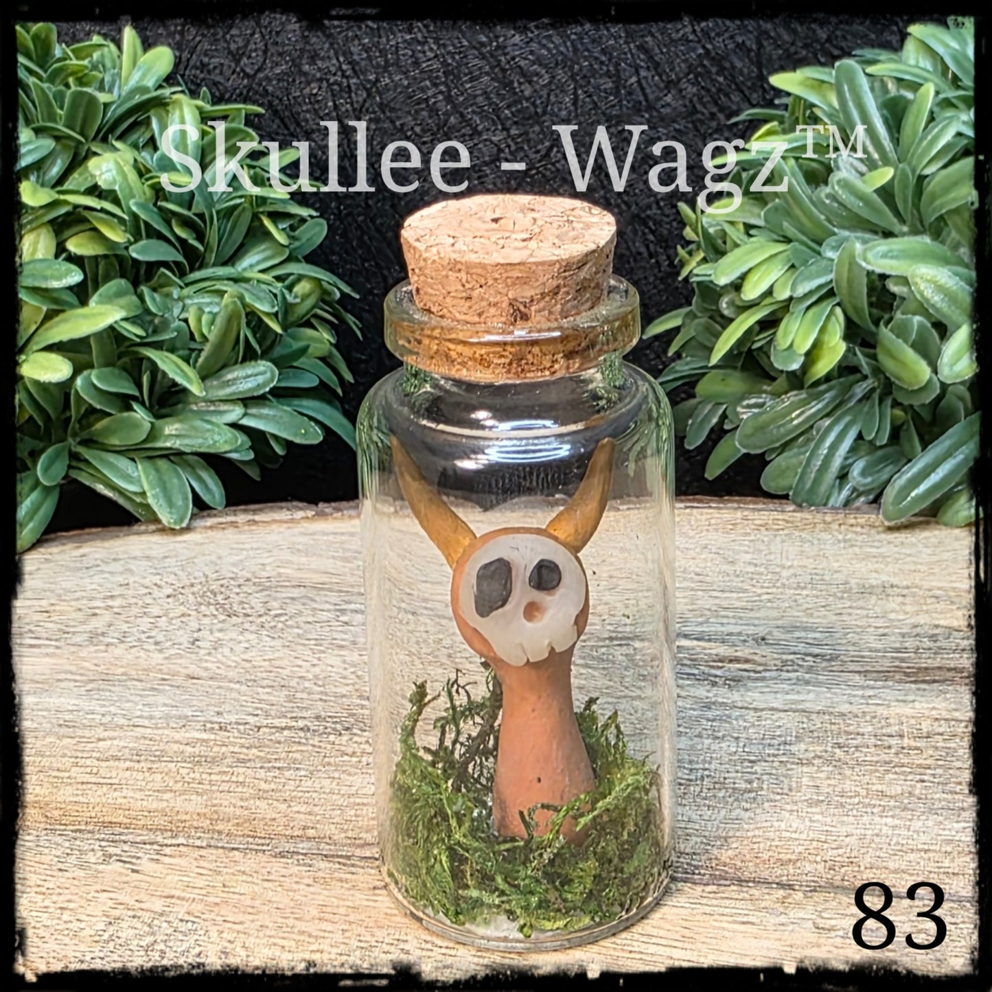 Skullee-Wagz™ #83 ~ Skull Face Glows In Dark