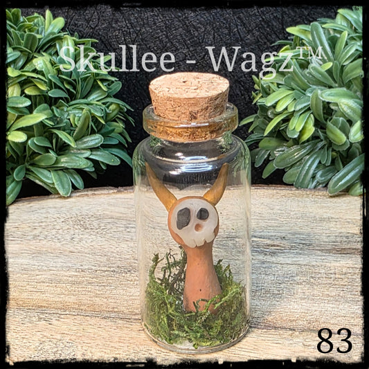 Skullee-Wagz™ #83 ~ Skull Face Glows In Dark