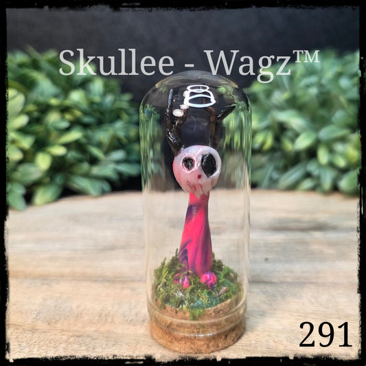 Skullee-Wagz™ #291 ~ Skull Face Glows In Dark