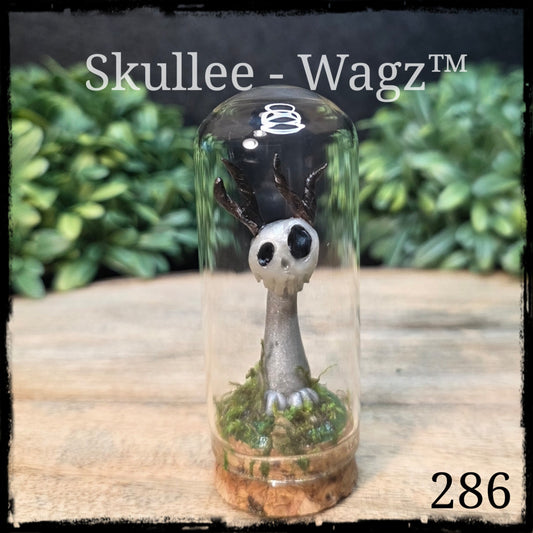 Skullee-Wagz™ #286 ~ Skull Face Glows In Dark