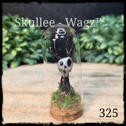 Skullee-Wagz™ #325 ~ Skull Face Glows In Dark