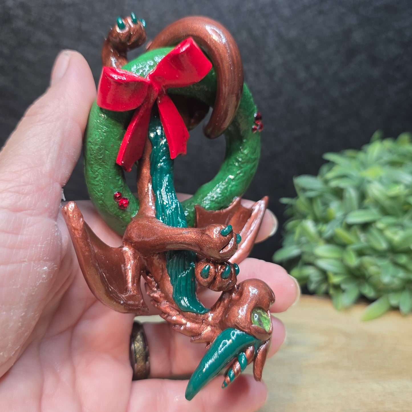 Maivere - Original Hand Sculpted Dragon Ornament