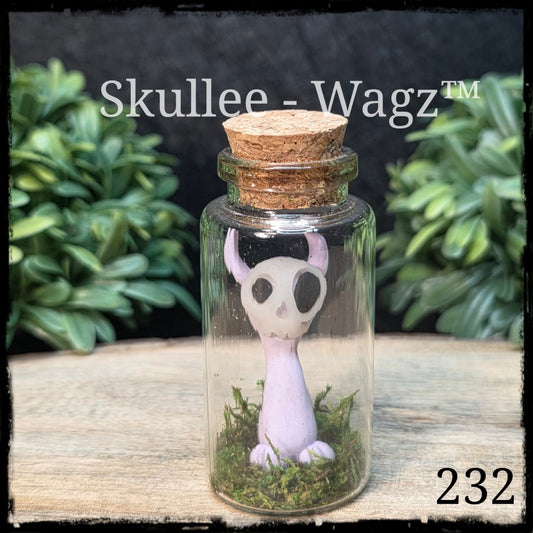 Skullee-Wagz™ #232 ~ Skull Face Glows In Dark