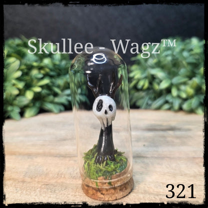 Skullee-Wagz™ #321 ~ Skull Face Glows In Dark