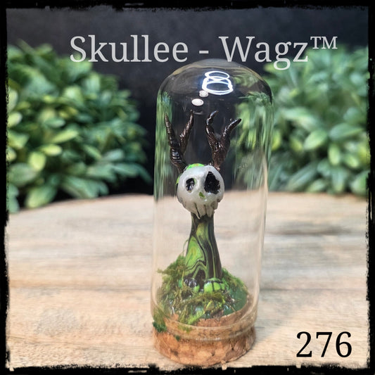 Skullee-Wagz™ #276 ~ Skull Face Glows In Dark