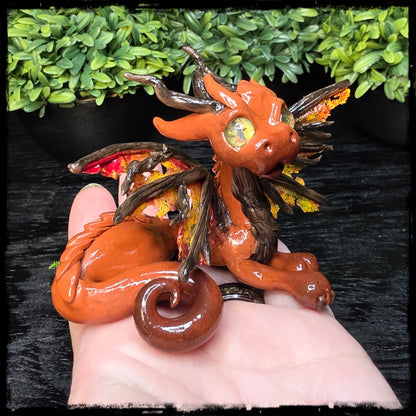 Norri - Original Hand Sculpted Polymer Clay Dragon