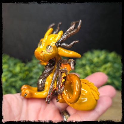 Eunvela - Original Hand Sculpted Polymer Clay Dragon
