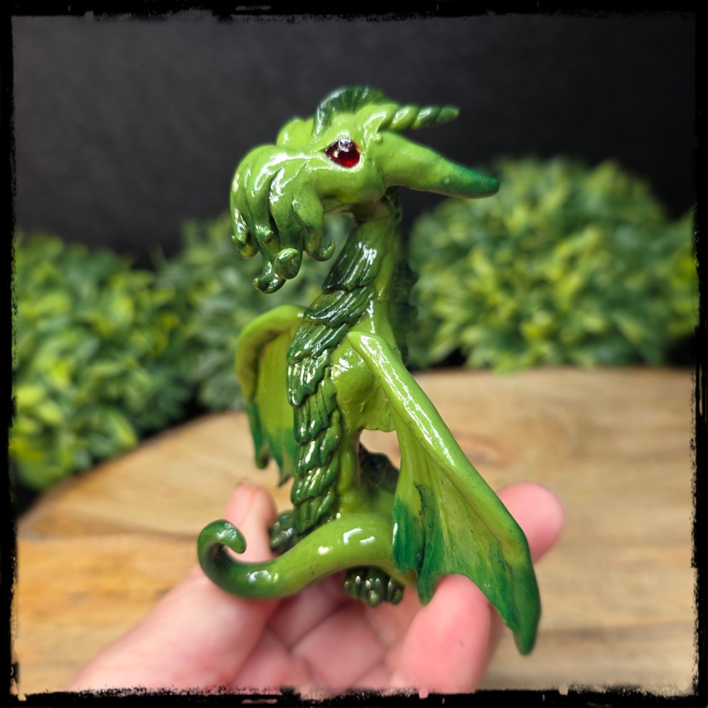 Rhovalthain - Original Hand Sculpted Polymer Clay Cthulhu Dragon