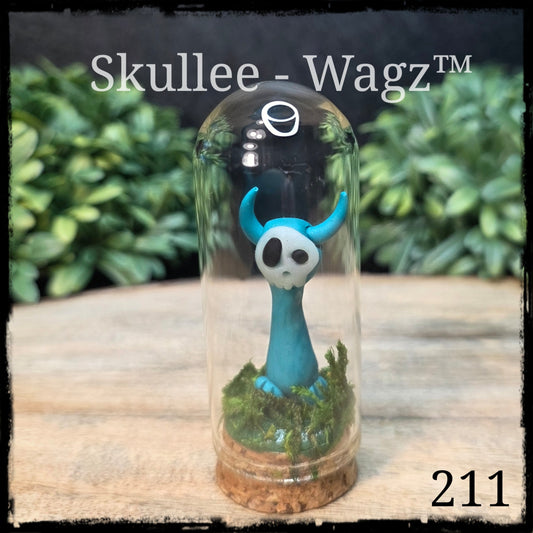 Skullee-Wagz™ #211 ~ Skull Face Glows In Dark