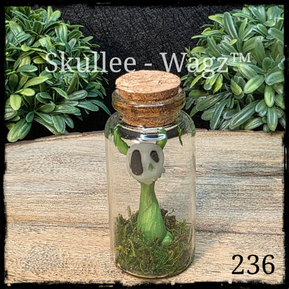 Skullee-Wagz™ #236 ~ Skull Face Glows In Dark