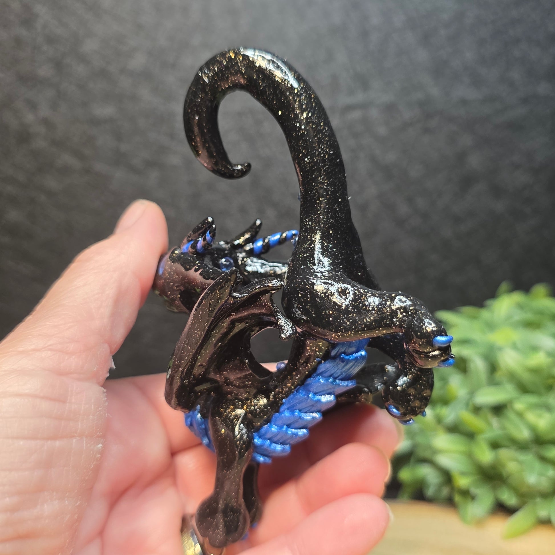 Omirick - Original Hand Sculpted Dragon with Ornament